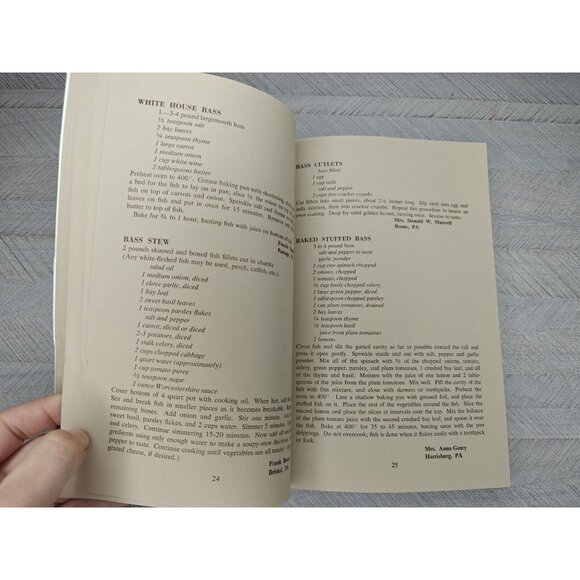 Pennsylvania Anglers' Cookbook Vintage Local Ethnic Cooking 1977 First Edition - Picture 5 of 6